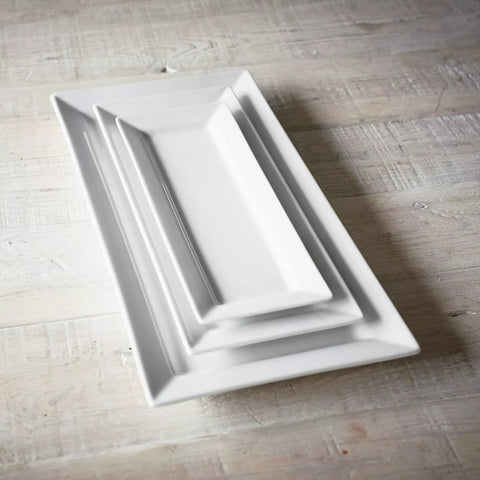 Sur La Table Porcelain Platters, Set of 3