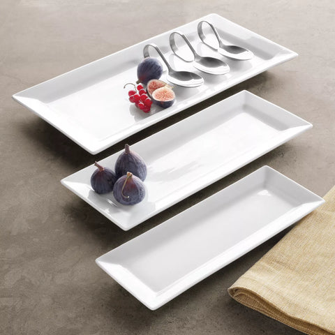 Sur La Table Porcelain Platters, Set of 3