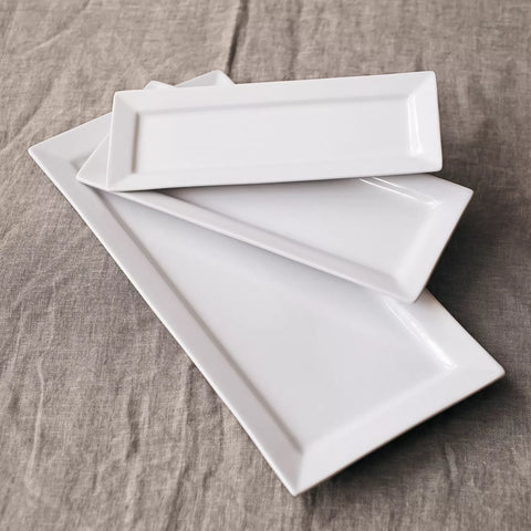 Sur La Table Porcelain Platters, Set of 3