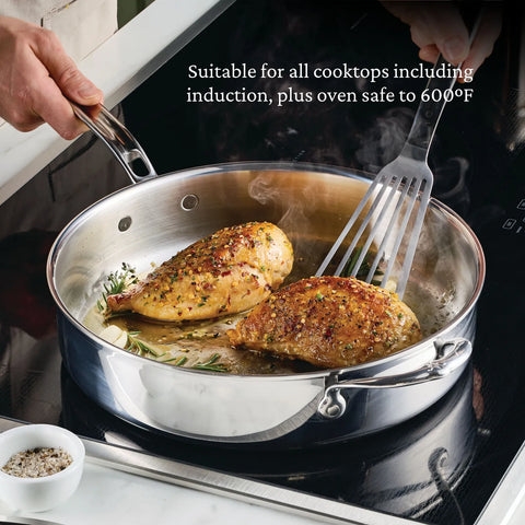 Hestan ProBond Luxe Stainless Steel 5-Piece Cookware Set