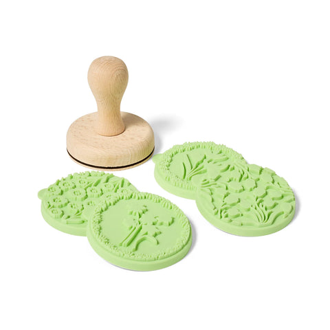 Sur La Table Floral Stamp 6-Piece Cookie Cutter Set