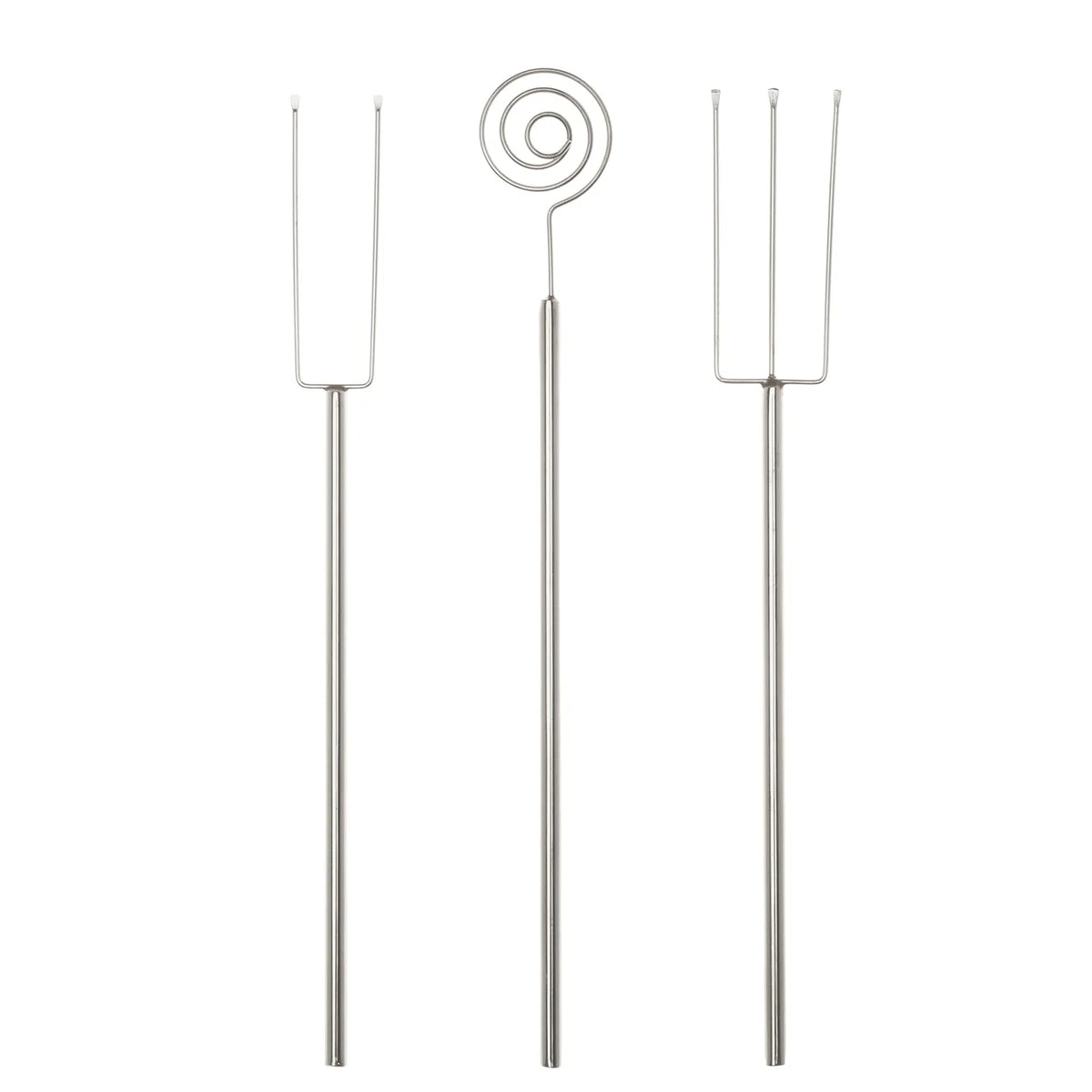 Ateco Stainless Steel Chocolate Dipping Tool Set, 3-Piece