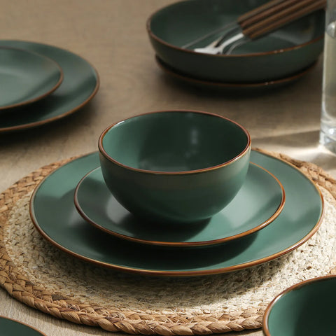 Stone Lain Brasa Stoneware 16-Piece Dinnerware Set