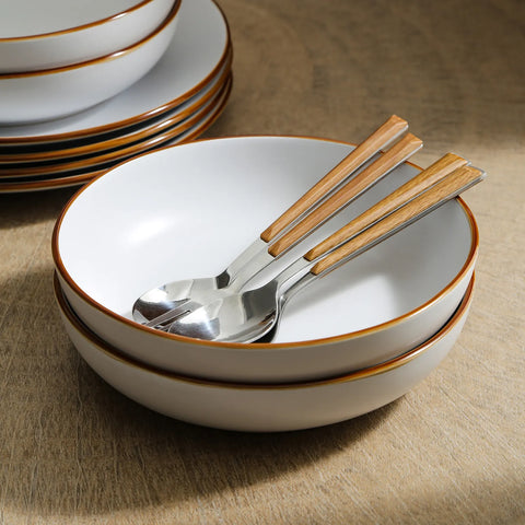 Stone Lain Brasa Stoneware 16-Piece Dinnerware Set