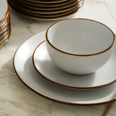 Stone Lain Brasa Stoneware 16-Piece Dinnerware Set