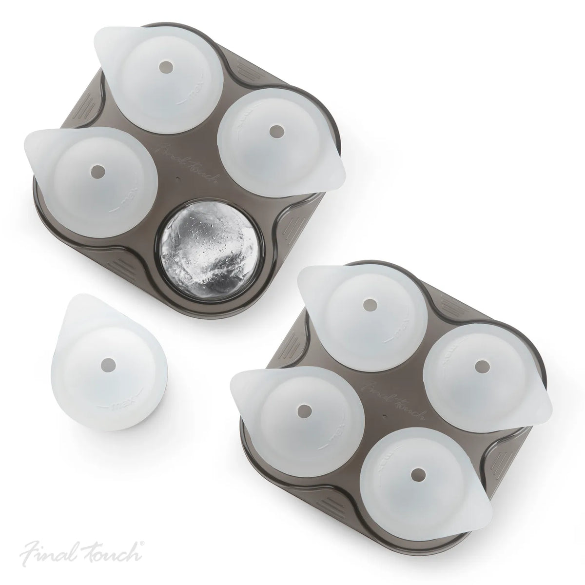 Final Touch Ball Ice Molds, Set of 2