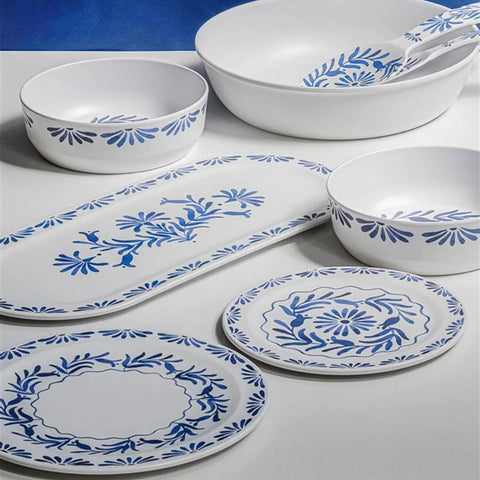 Tar Hong Azul Melamine Cereal Bowls, Set of 6