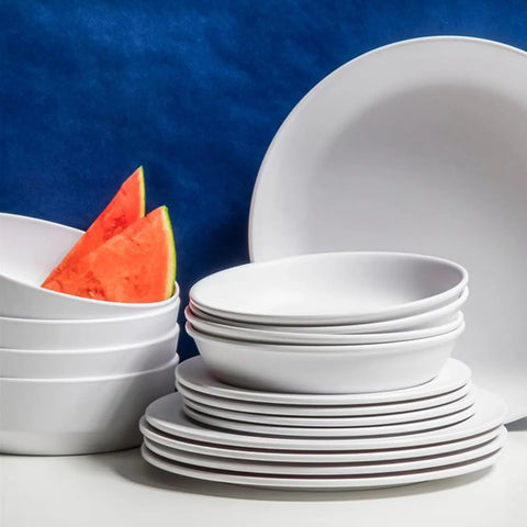 Tar Hong Edge Melamine Pasta Bowls, Set of 6