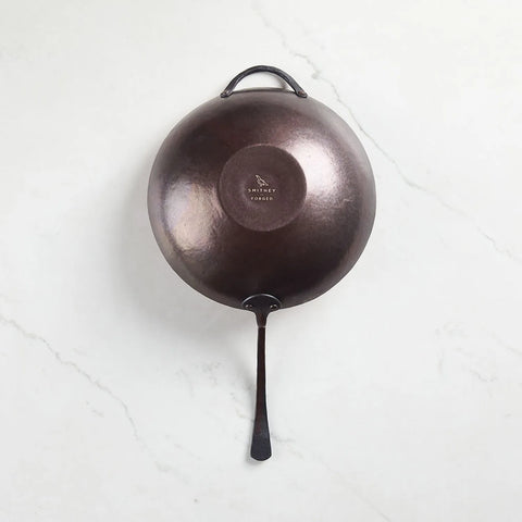 Smithey Carbon Steel Wok, 12.5"