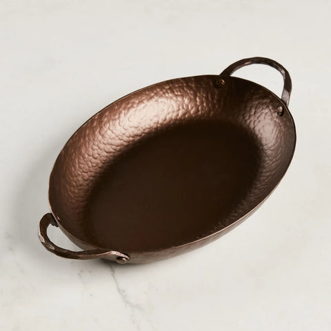Smithey Carbon Steel Oval Roaster, 11"x 7"