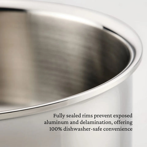 Hestan ProBond Luxe Stainless Steel Saucier with Lid, 2qt.