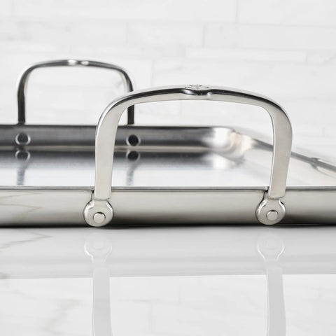 Hestan Provisions Stainless Steel Double Burner Griddle