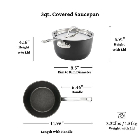 Hestan TITUM® Fusion Nonstick 10-Piece Cookware Set