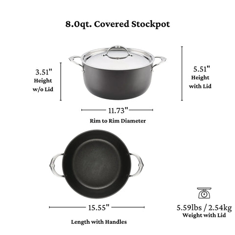 Hestan TITUM® Fusion Nonstick 10-Piece Cookware Set