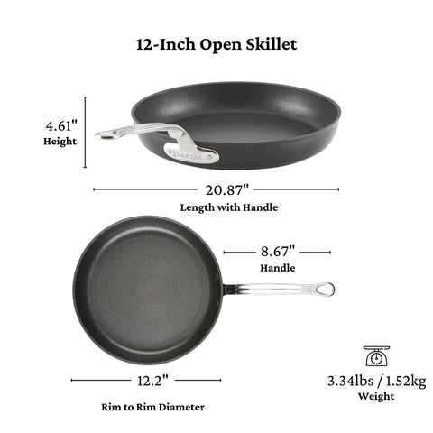 Hestan TITUM® Fusion Nonstick Set of 3 Skillets, 8", 11", $ 12.5"