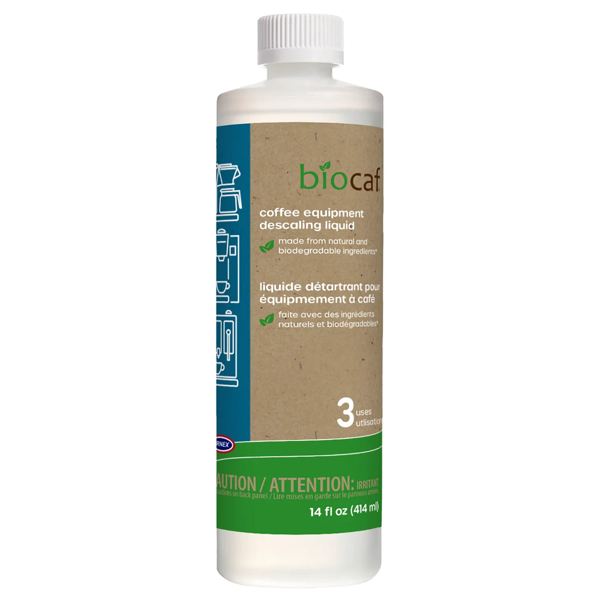 Urnex Biocaf Coffee Machine Descaling Liquid