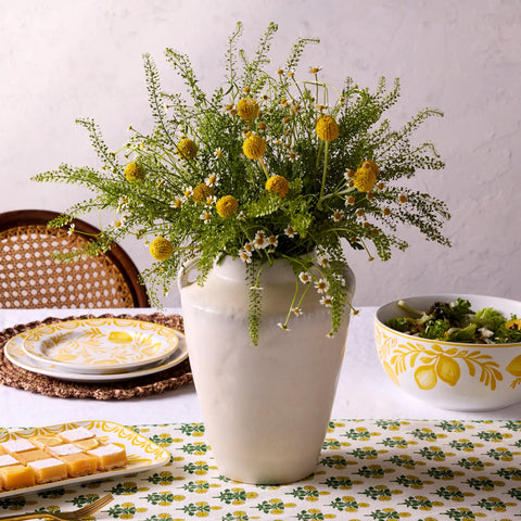 Sur La Table Citrus Bloom Terracotta Vase