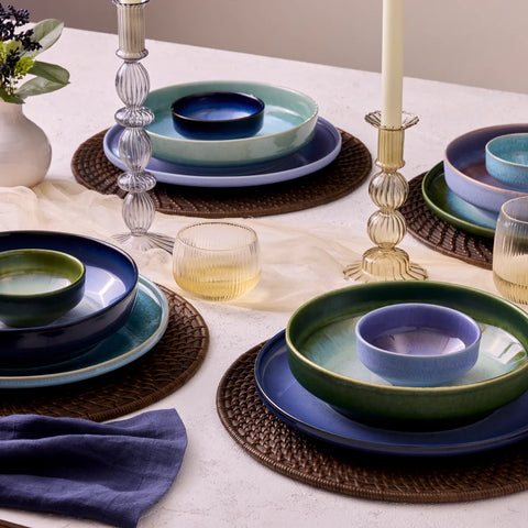 Sur La Table Lucent Reactive Glaze Salad Plate
